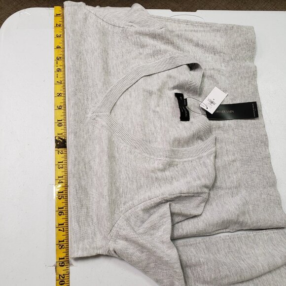 Banana Republic Womens Preppy Forever Sweater Size M Gray Fall Neutral NWT Cozy - Picture 6 of 9